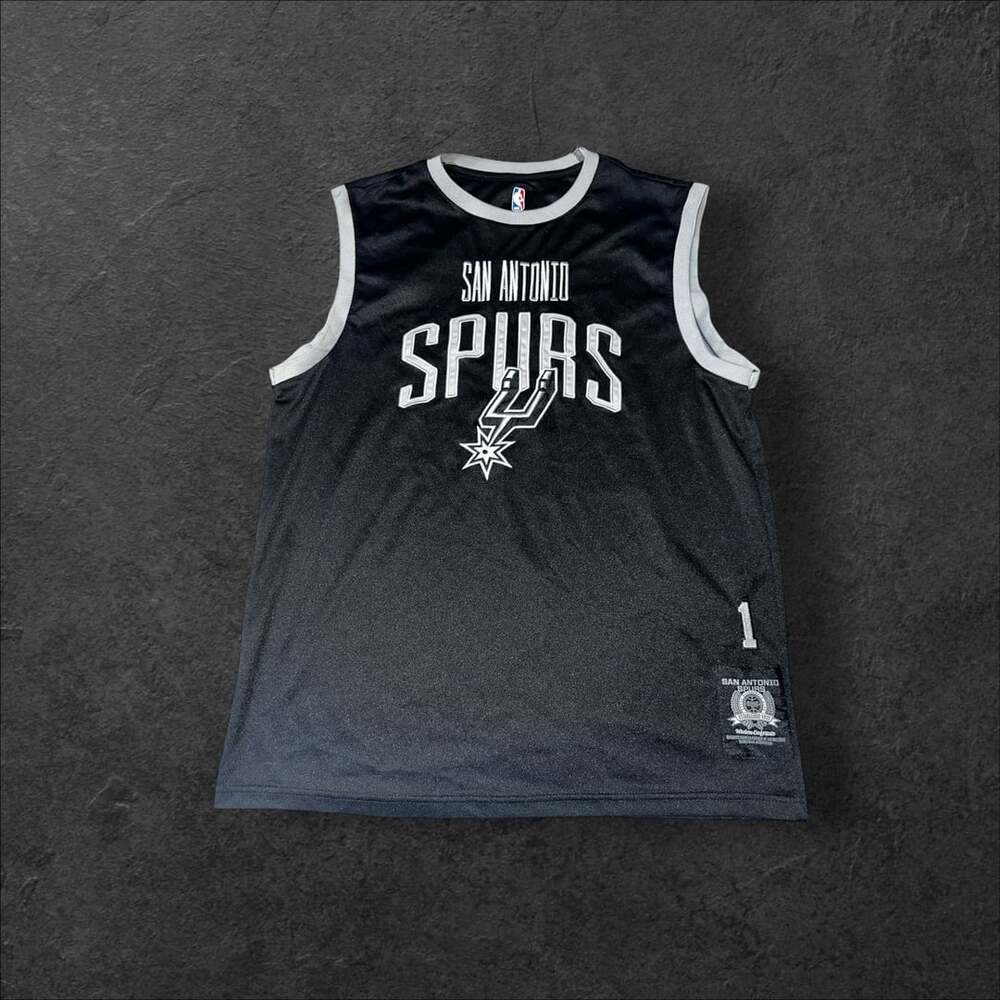 NBA San Antonio Spurs Victor Wembanyama Jersey Tank Top Black Size L